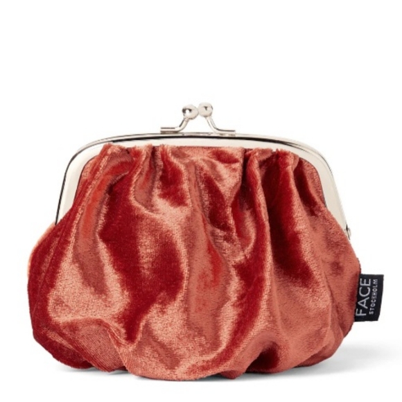 FACE STOCKHOLM Velvet Purse -  Orange - Picture 1 of 6